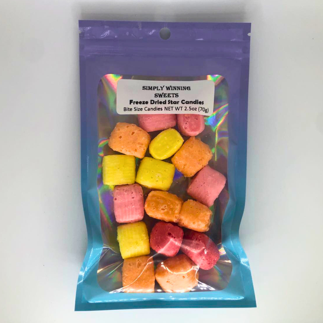Freeze Dried Candy Sour Gummy Worms Variety Pack – Crunchy Candy Snack –  Space Theme Party Favor Gift Idea,1oz